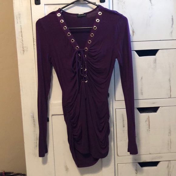 VENUS Tops - Women’s Venus long sleeve XS deep plum